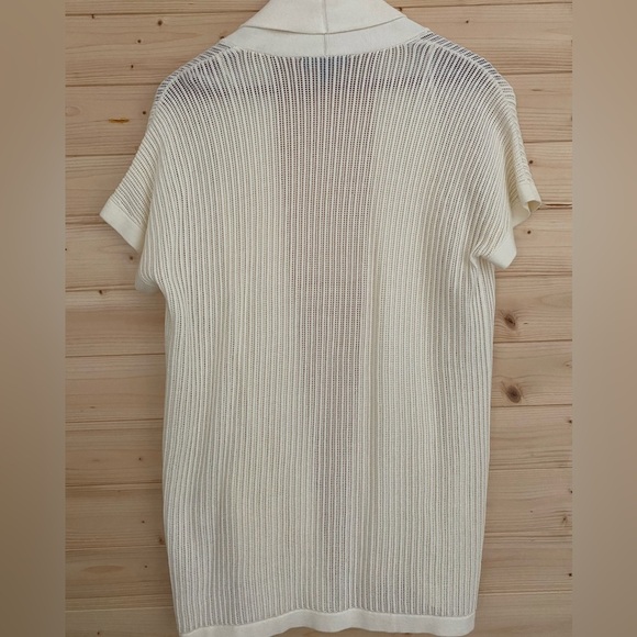 SOLD NWOT BANANA REPUBLIC Women’s Cardigan Sweater | Color: Cream | Size: XS/S - Picture 5 of 8